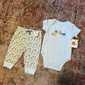NWT Little Me Baby 6M Set
